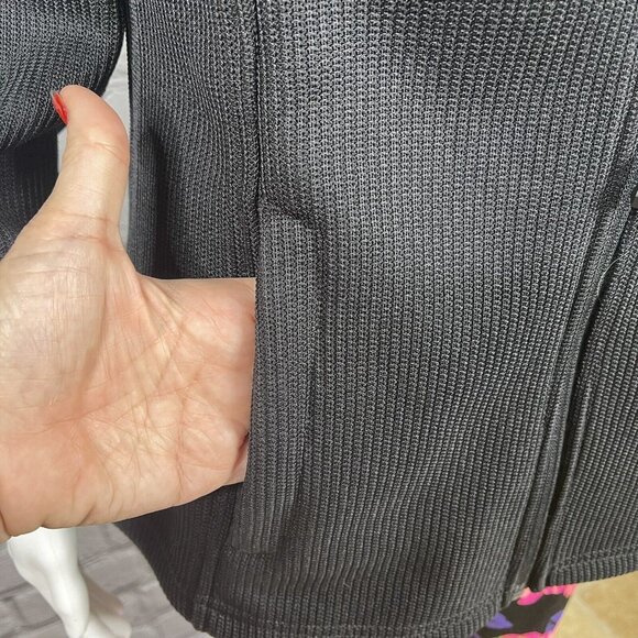 OGIO Womens Medium Full Zip Knit Jacket Black Trilogy At Vistancia Logo - Picture 6 of 10